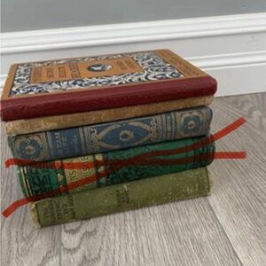 Old antique book bundle